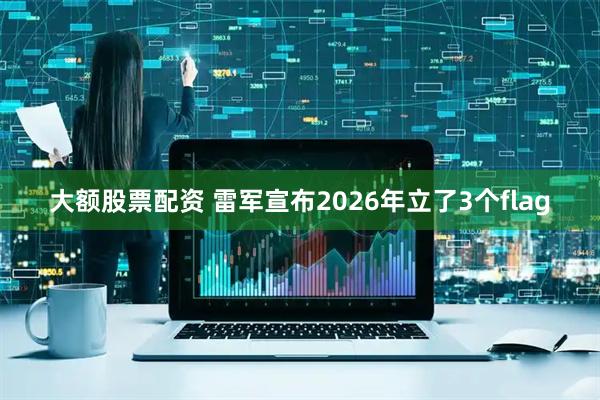 大额股票配资 雷军宣布2026年立了3个flag